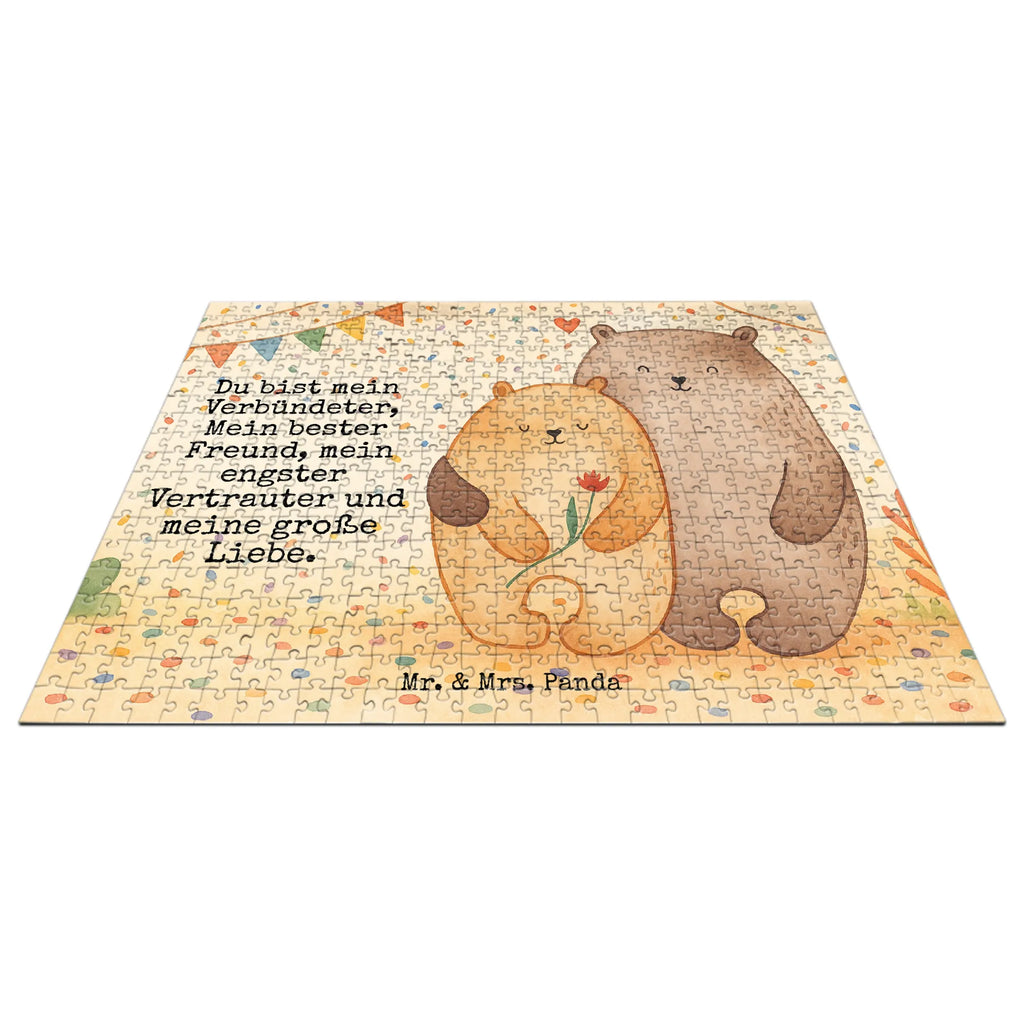 Puzzle Miłość niedźwiedzi Design Puzzle, Liebe, Partner, Freund, Freundin, Ehemann, Ehefrau, Heiraten, Verlobung, Heiratsantrag, Liebesgeschenk, Jahrestag, Hocheitstag, Verlobt, Hochzeitstag, Liebesbeweis, Geschenk Freundin, Geschenk Hochzeit, Geschenk Freund, Bär, Bären, Bärchen, Verliebt, Verheiratet