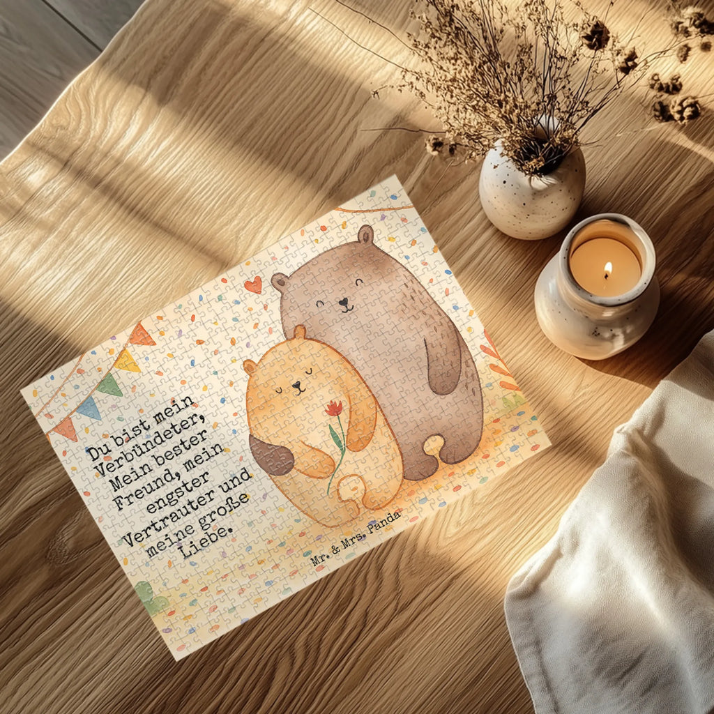 Puzzle Miłość niedźwiedzi Design Puzzle, Liebe, Partner, Freund, Freundin, Ehemann, Ehefrau, Heiraten, Verlobung, Heiratsantrag, Liebesgeschenk, Jahrestag, Hocheitstag, Verlobt, Hochzeitstag, Liebesbeweis, Geschenk Freundin, Geschenk Hochzeit, Geschenk Freund, Bär, Bären, Bärchen, Verliebt, Verheiratet