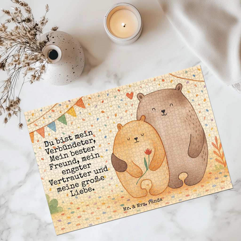 Puzzle Miłość niedźwiedzi Design Puzzle, Liebe, Partner, Freund, Freundin, Ehemann, Ehefrau, Heiraten, Verlobung, Heiratsantrag, Liebesgeschenk, Jahrestag, Hocheitstag, Verlobt, Hochzeitstag, Liebesbeweis, Geschenk Freundin, Geschenk Hochzeit, Geschenk Freund, Bär, Bären, Bärchen, Verliebt, Verheiratet