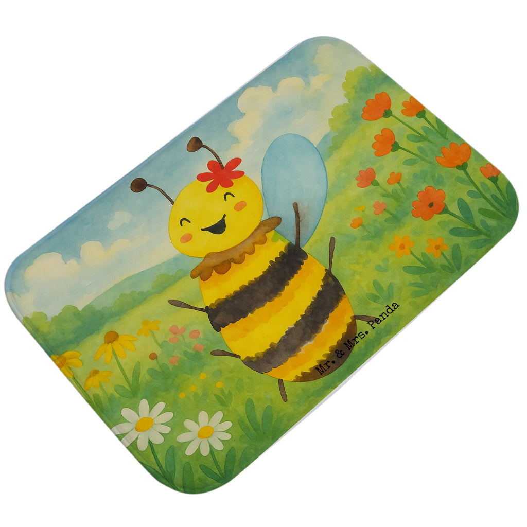 Badematte Biene Happy Design Badematte, Badteppich, Duschvorleger, Badezimmerteppich, Badezimmermatte, Badvorleger, Duschmatte, Duschteppich, Badteppiche, Badgarnitur, Badematten, Teppich Badezimmer, Badezimmermatten, Biene, Wespe, Hummel