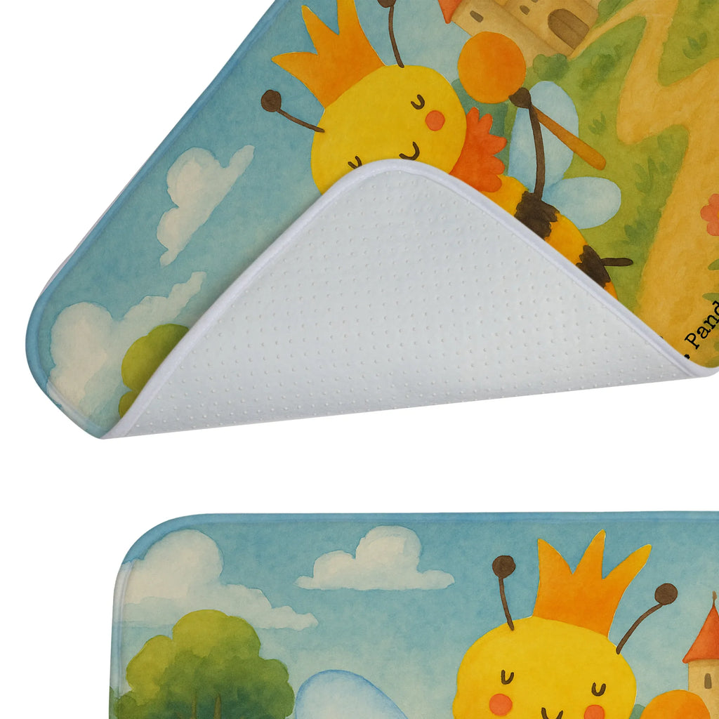 Badematte Biene König Design Badematte, Badteppich, Duschvorleger, Badezimmerteppich, Badezimmermatte, Badvorleger, Duschmatte, Duschteppich, Badteppiche, Badgarnitur, Badematten, Teppich Badezimmer, Badezimmermatten, Biene, Wespe, Hummel