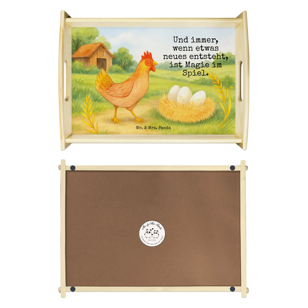 Serving tray Chicken Proud Design Tablett, Küchentablett, Frühstückstablett, Dekotablett, Holztablett, Serviertablett, Bauernhof, Hoftiere, Landwirt, Landwirtin, Spruch, Hühner, Eier, Magie, Landleben, Schwangerschaft, Geburt, Hahn, Motivation, Hof, Henne