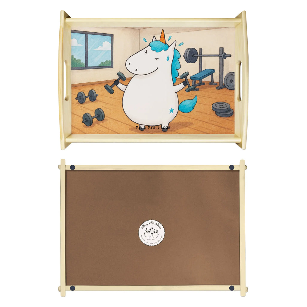 Serviertablett Einhorn Fitness Design Serviertablett, Tablett, Holztablett, Küchentablett, Dekotablett, Frühstückstablett, Einhorn, Einhörner, Einhorn Deko, Unicorn, Gym, Fitness, Fitnessstudio, Diät, Abnehmen, Sport, Pumpen, Geräte, Sixpack