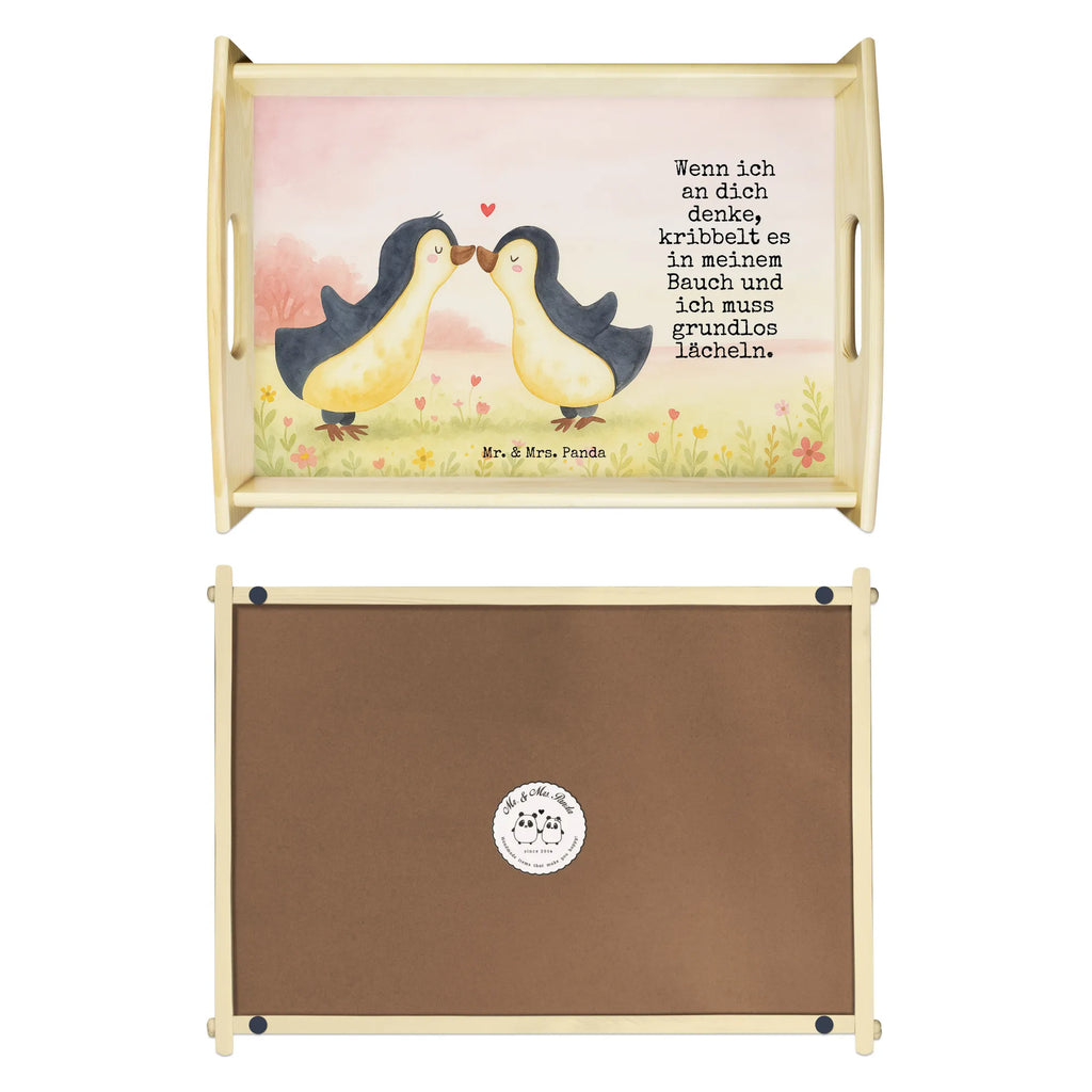 Serviertablett Pinguine Kuss Design Dekotablett, Frühstückstablett, Serviertablett, Holztablett, Tablett, Küchentablett, Liebe, Partner, Freund, Freundin, Ehemann, Ehefrau, Heiraten, Verlobung, Heiratsantrag, Liebesgeschenk, Jahrestag, Hocheitstag, für Ehemann, für Männer, Mitbringsel, Liebesbeweis, Geschenk für Frauen, Hochzeitstag, Valentinstag, Geschenk für Partner, Geschenk für Freundin