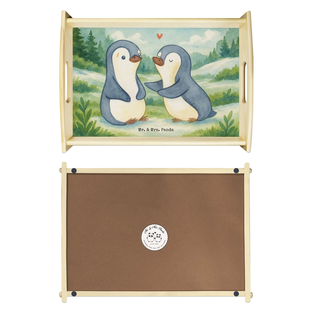 Serving tray pingwiny pocieszyć Design Holztablett, Küchentablett, Tablett, Frühstückstablett, Dekotablett, Serviertablett, Liebe, Partner, Freund, Freundin, Ehemann, Ehefrau, Heiraten, Verlobung, Heiratsantrag, Liebesgeschenk, Jahrestag, Hocheitstag, Mitbringsel, Hochzeitstag, Geschenk für Freundin, für Ehemann, Geschenk für Partner, Valentinstag, für Männer, Liebesbeweis, Geschenk für Frauen