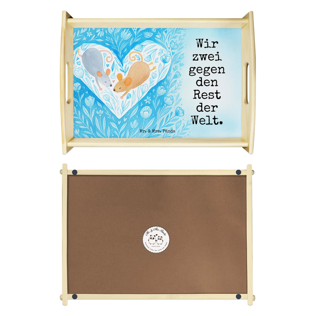 Serviertablett Mäuse Herz Design Dekotablett, Holztablett, Serviertablett, Tablett, Küchentablett, Frühstückstablett, Liebe, Partner, Freund, Freundin, Ehemann, Ehefrau, Heiraten, Verlobung, Heiratsantrag, Liebesgeschenk, Jahrestag, Hocheitstag, Lieblingsmensch, Geschenk für zwei, Liebesbeweis, Gemeinsamkeit, Love, Mäuse, Maus, Liebesbotschaft, Hochzeit