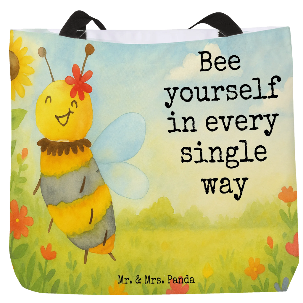 Shopper Biene Blume Design Beutel, Einkaufstasche, Tasche, Strandtasche, Einkaufsbeutel, Shopper, Schultasche, Freizeittasche, Tragebeutel, Schulbeutel, Alltagstasche, Biene, Wespe, Hummel