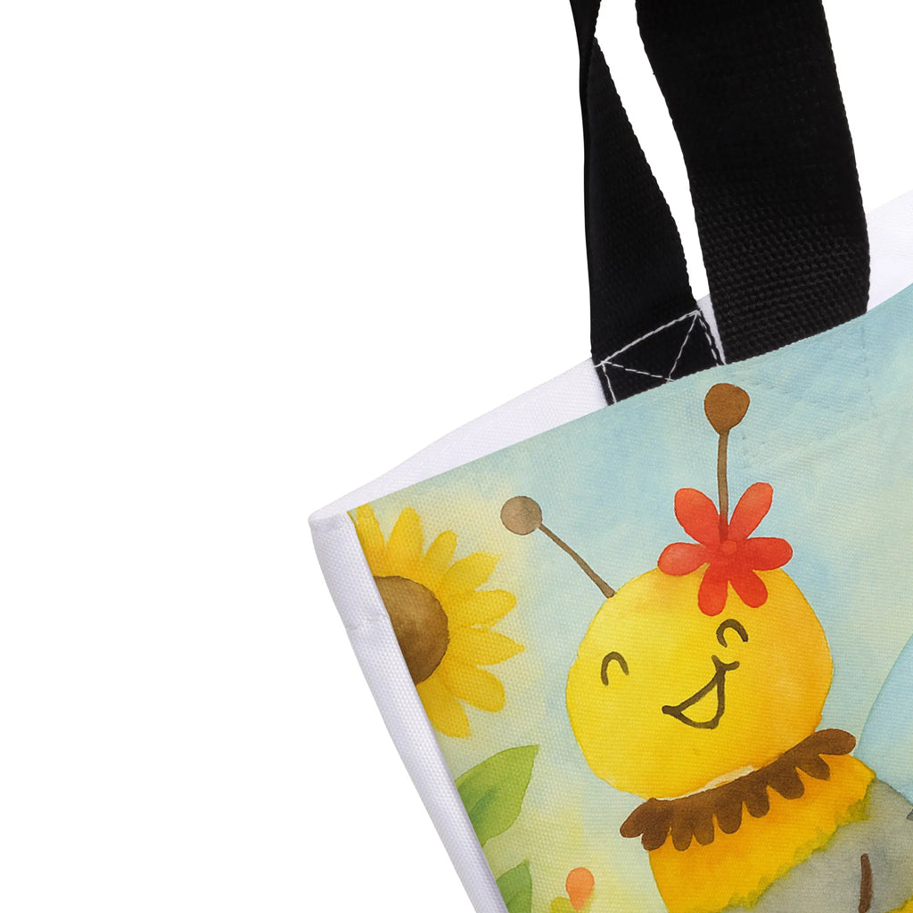 Shopper Biene Blume Design Beutel, Einkaufstasche, Tasche, Strandtasche, Einkaufsbeutel, Shopper, Schultasche, Freizeittasche, Tragebeutel, Schulbeutel, Alltagstasche, Biene, Wespe, Hummel
