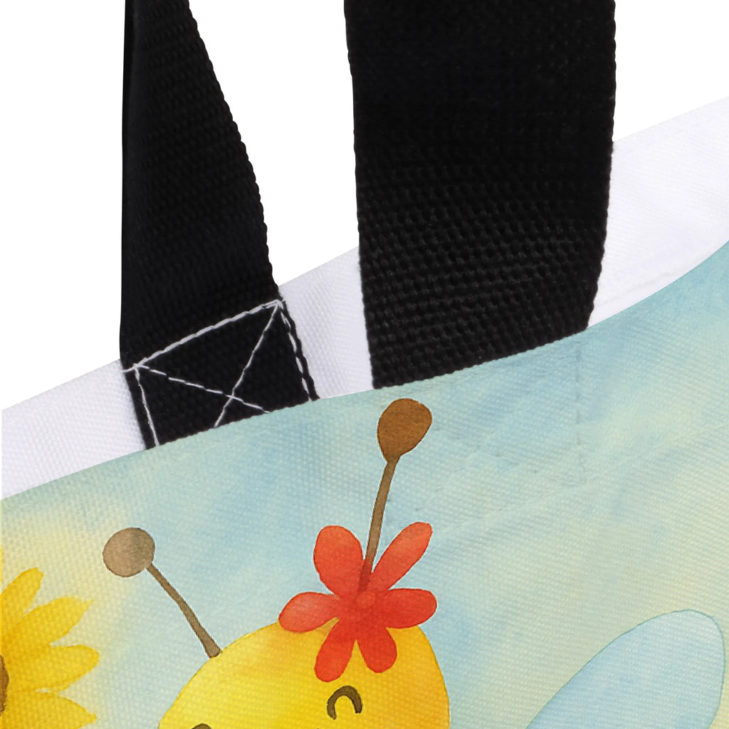 Shopper Biene Blume Design Beutel, Einkaufstasche, Tasche, Strandtasche, Einkaufsbeutel, Shopper, Schultasche, Freizeittasche, Tragebeutel, Schulbeutel, Alltagstasche, Biene, Wespe, Hummel