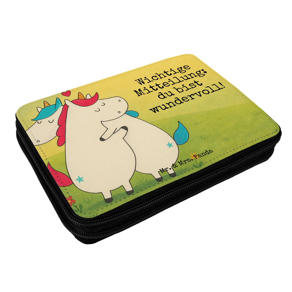 Federmappe Einhorn Mitteilung Design Federmappe, Stiftetasche, Stifte Etui, Schule, Einschulung, Geschenk, Kind, Schüler, Schülerin, Stifterolle, Federmäppchen, Motiv, Grundschule, Federmäppchen bedruckt, Büro Stifte Etui, Bestückte Federmappe, Kinder Federmappe, Federmappe Einschulung, Einhorn, Einhörner, Einhorn Deko, Unicorn, Valentinstag, Valentine, Liebe, Partner, Ehe, lustig, witzig, Spruch