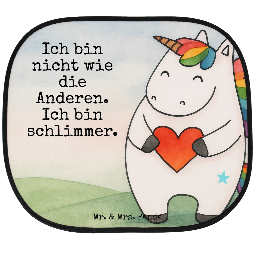 Car sun shade unicorn Heart Design back seat, car, family, windows, gift, sun visor, children, sun protection, unicorn, unicorns, girlfriend gift, different, heart, funny, evil, girlfriend present, bad, bad girl, Unicorn