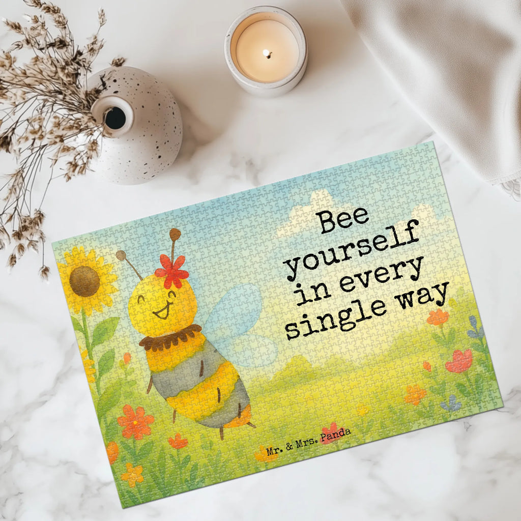 Puzzle Biene Blume Design Puzzle, Biene, Wespe, Hummel