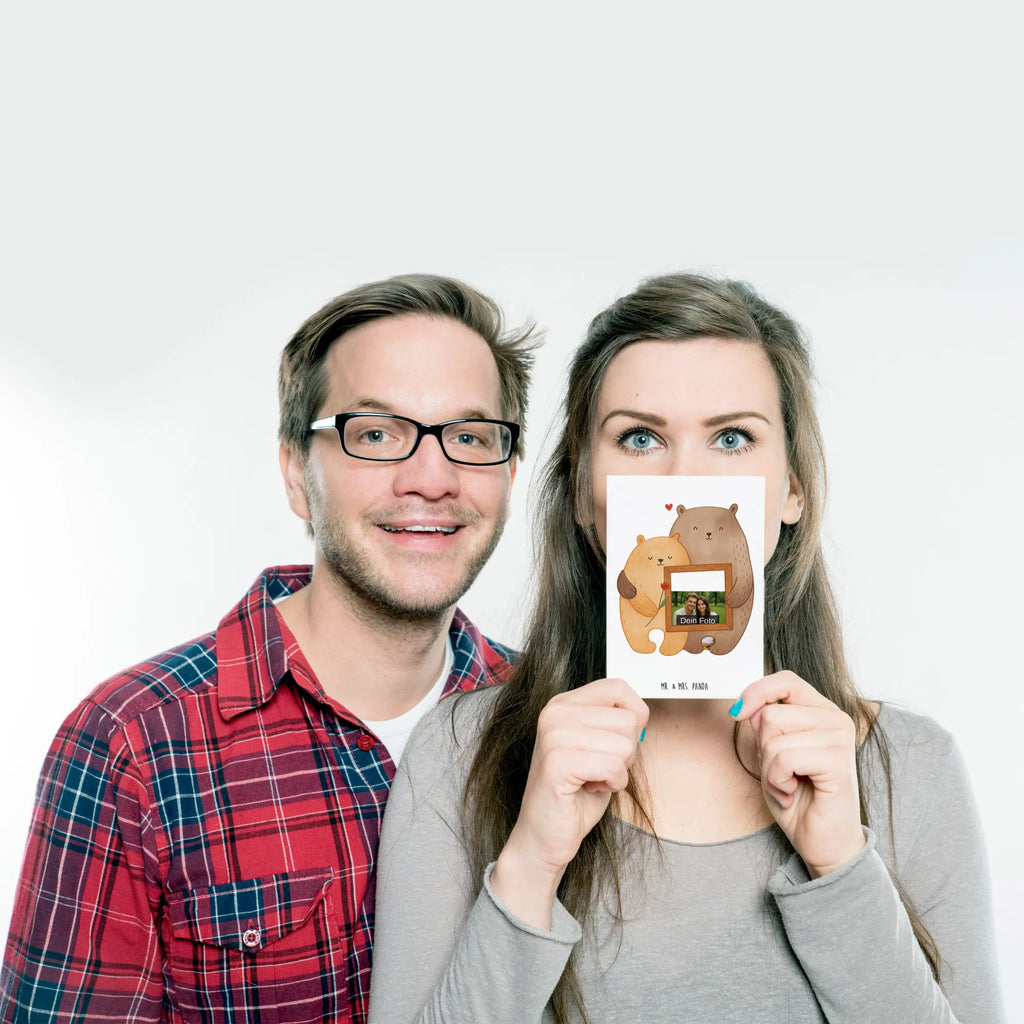 Personalisierte Foto Postkarte Bären Liebe Design Personalisierte Foto Postkarte, Liebe, Partner, Freund, Freundin, Ehemann, Ehefrau, Heiraten, Verlobung, Heiratsantrag, Liebesgeschenk, Jahrestag, Hocheitstag, Bär, Geschenk Freundin, Hochzeitstag, Geschenk Freund, Verlobt, Liebesbeweis, Geschenk Hochzeit, Bären, Verliebt, Bärchen, Verheiratet