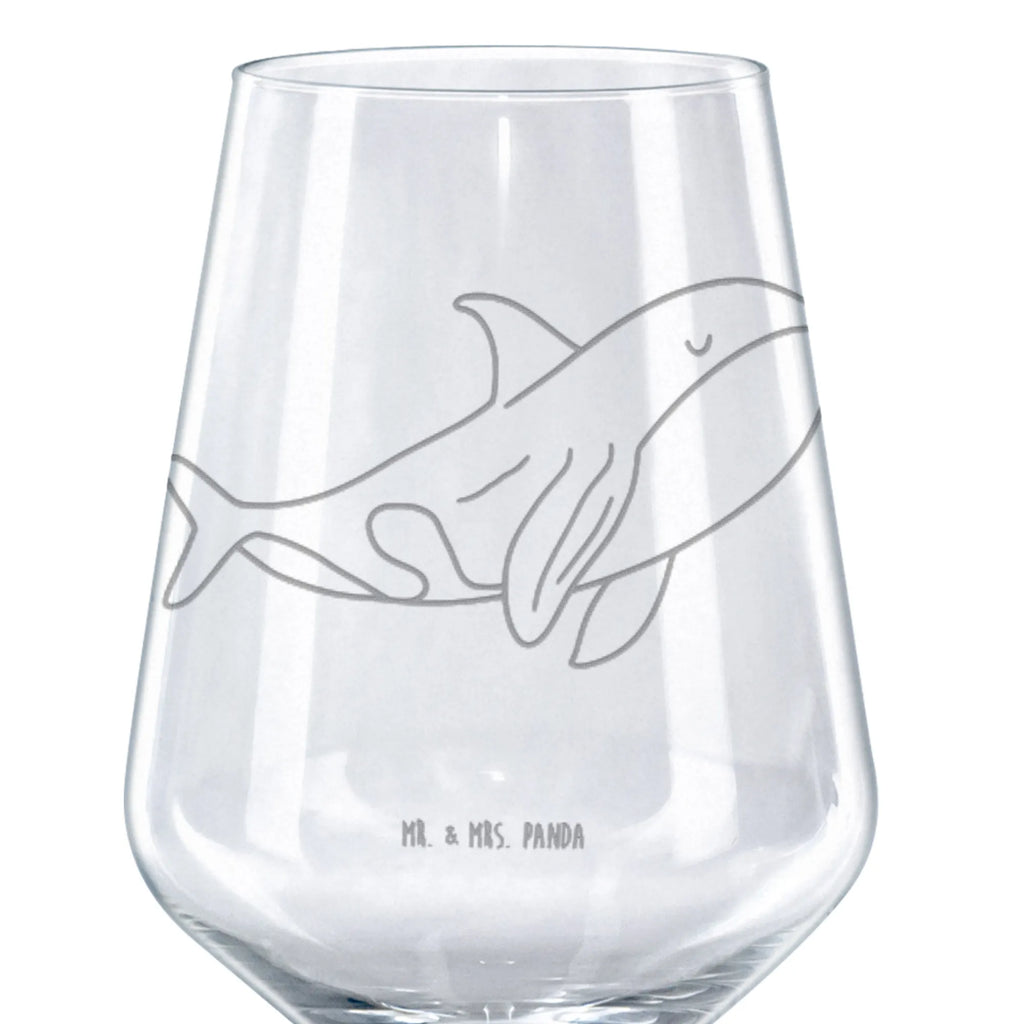 Kieliszek do czerwonego wina Orka Zwierzeta morskie, Morze, Wakacje