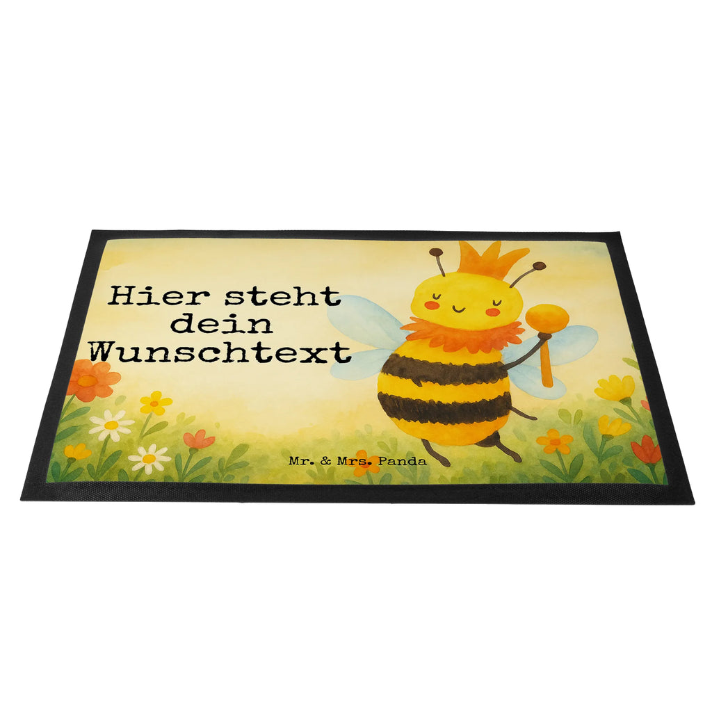 Personalisierte Fußmatte Biene König Design Türvorleger mit Namen, Bedrucken, Namensfussmatte, Personalisieruung, Fußmatte bedrucken, Personalisierte Fußmatte, Türvorleger personalisiert, Fußmatte mit Namen, Personalisiert, Haustürmatte personalisiert, Wunschnamen, Biene, Wespe, Hummel