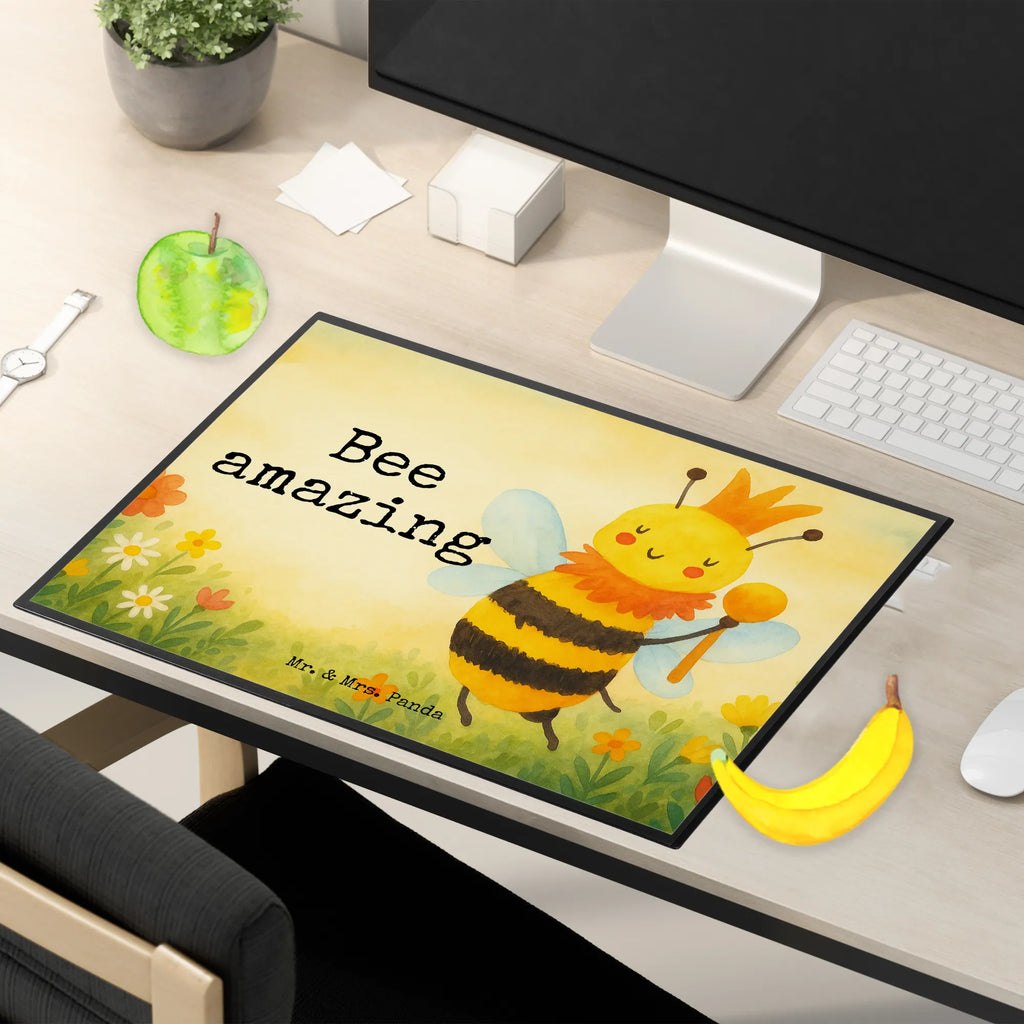 Podkładka na biurko pszczoła król Design Schreibunterlage, Schreibtischauflage, Bürobedarf, Büroartikel, Schreibwaren, Schreibtisch Unterlagen, Schreibtischunterlage Groß, Biene, Wespe, Hummel