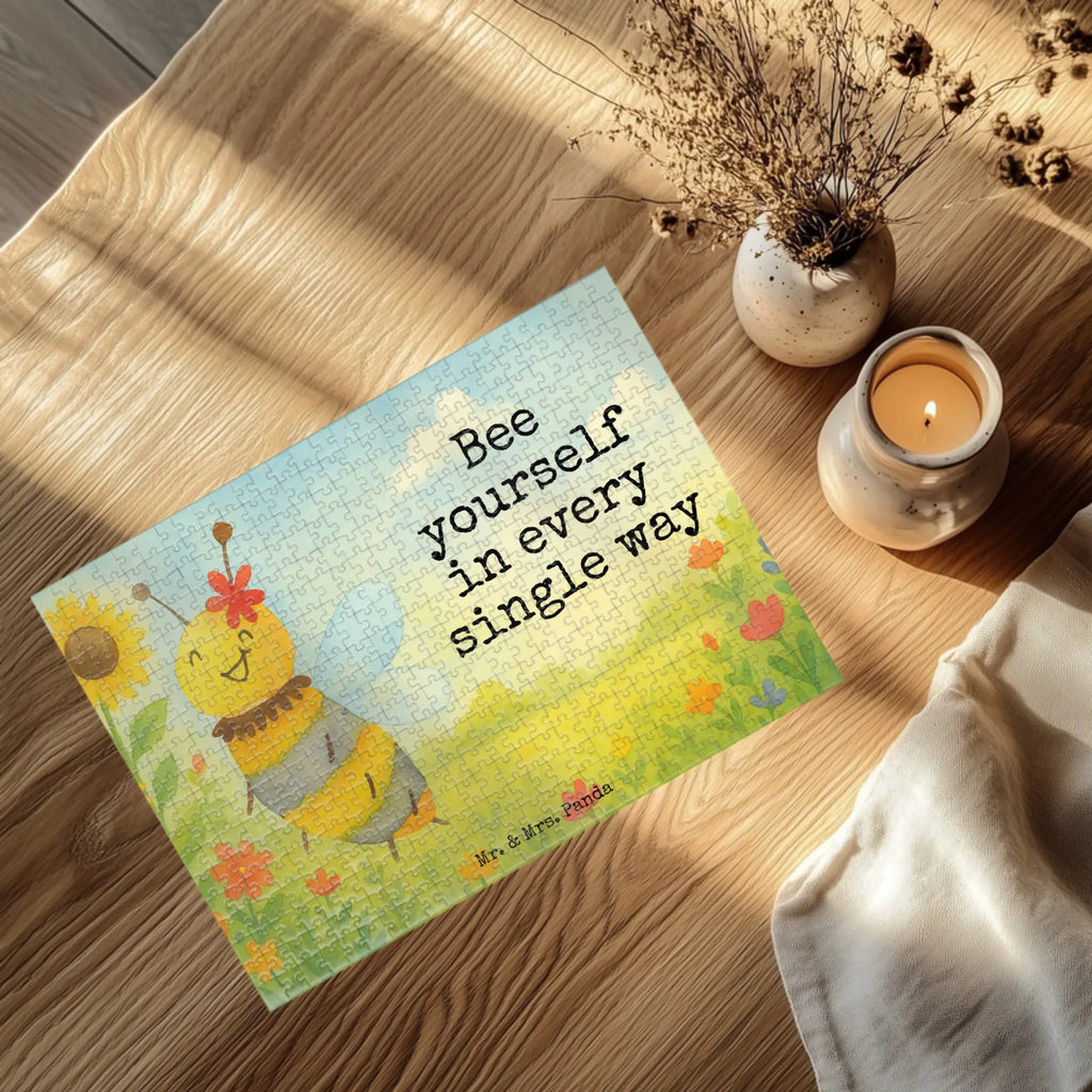 Puzzle Biene Blume Design Puzzle, Biene, Wespe, Hummel