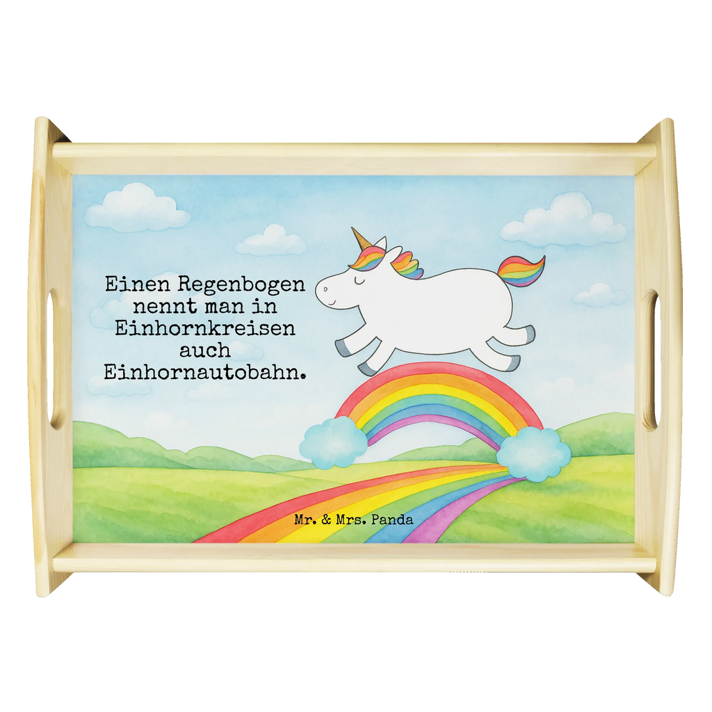 Serviertablett Einhorn Regenbogen Design Serviertablett, Tablett, Holztablett, Küchentablett, Dekotablett, Frühstückstablett, Einhorn, Einhörner, Einhorn Deko, Unicorn, Regenbogen, Glitzer, Einhornpower, Erwachsenwerden, Einhornautobahn