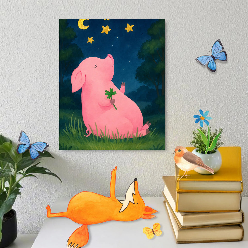 Malowanie według numerów świnia Szczęście Design Motywy zwierzęce, dobra energia, zabawne powiedzonka, zwierzęta