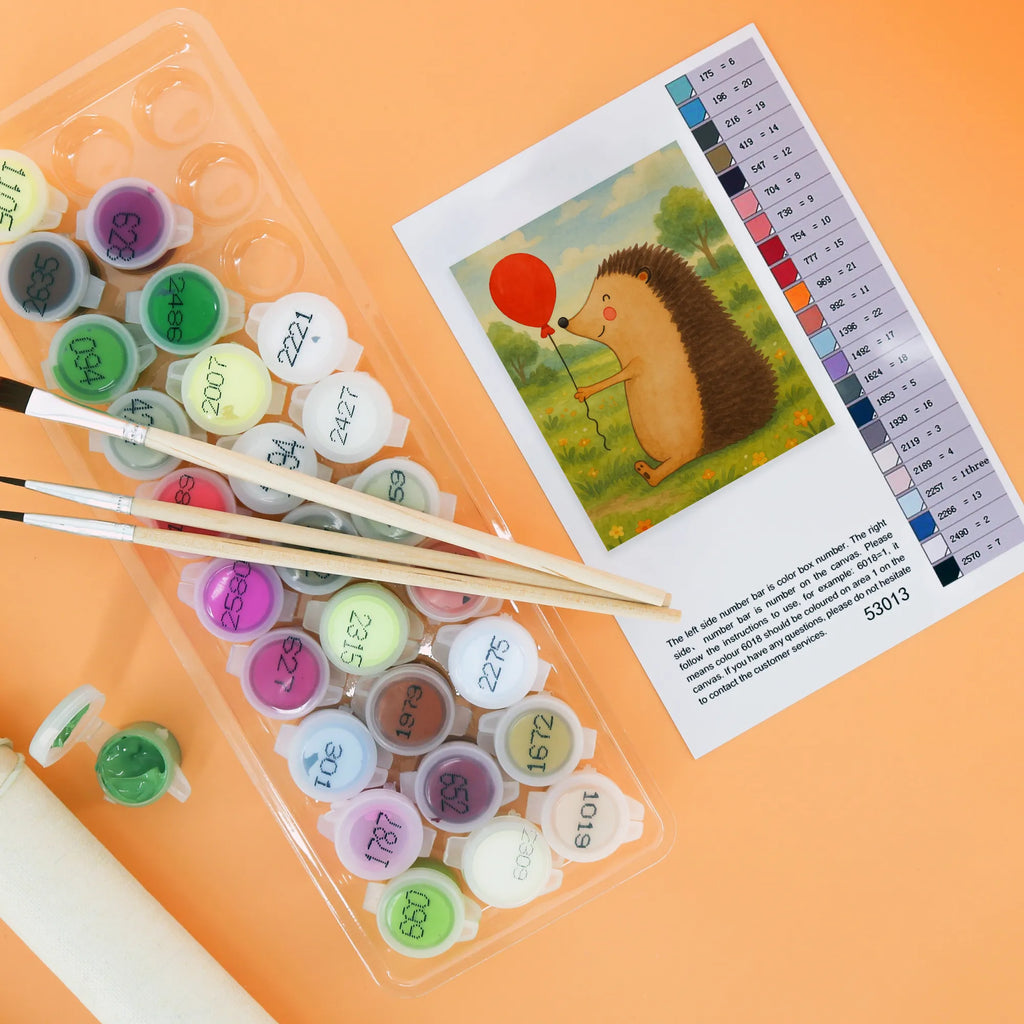 Malen nach Zahlen Igel Luftballon Design DIY, Künstler, Baseln, Ausmalbild, Kreativität, Kunstwerk, Malen nach Zahlen, Bastelidee, Malen, Tiermotive, Gute Laune, lustige Sprüche, Tiere, Herzlichen Glückwunsch, Geburtstagskind, Ballon, Geburtstag, Igel, Happy Birthday, Glückwunsch