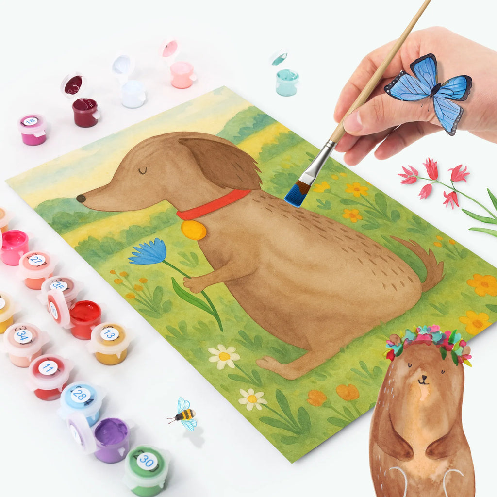 Malen nach Zahlen Hund Blume Design Ausmalbild, Kunstwerk, DIY, Malen, Kreativität, Baseln, Malen nach Zahlen, Künstler, Bastelidee, Hund, Hundemotiv, Haustier, Hunderasse, Tierliebhaber, Hundebesitzer, Sprüche, Frauchen, Hunde, Hundeliebe