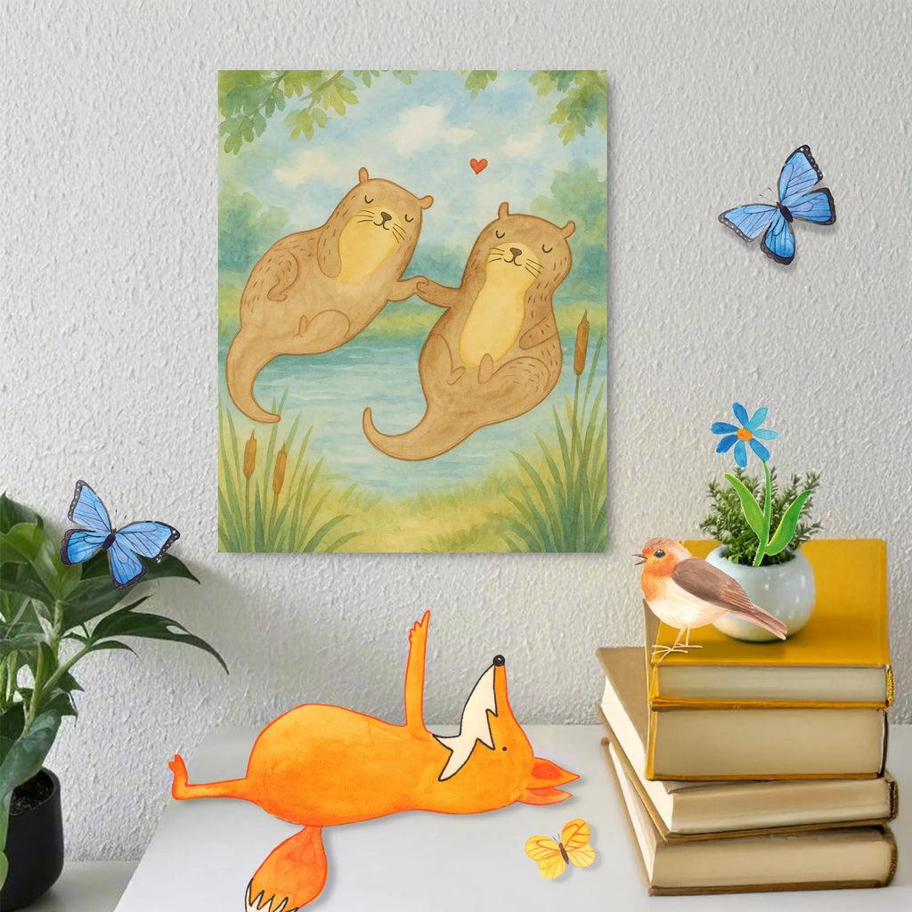 Malowanie według numerów wydra trzymać się za ręce Design Malen nach Zahlen, DIY, Baseln, Kreativität, Kunstwerk, Bastelidee, Ausmalbild, Künstler, Malen, Otter, Fischotter, Seeotter, Otter Seeotter See Otter