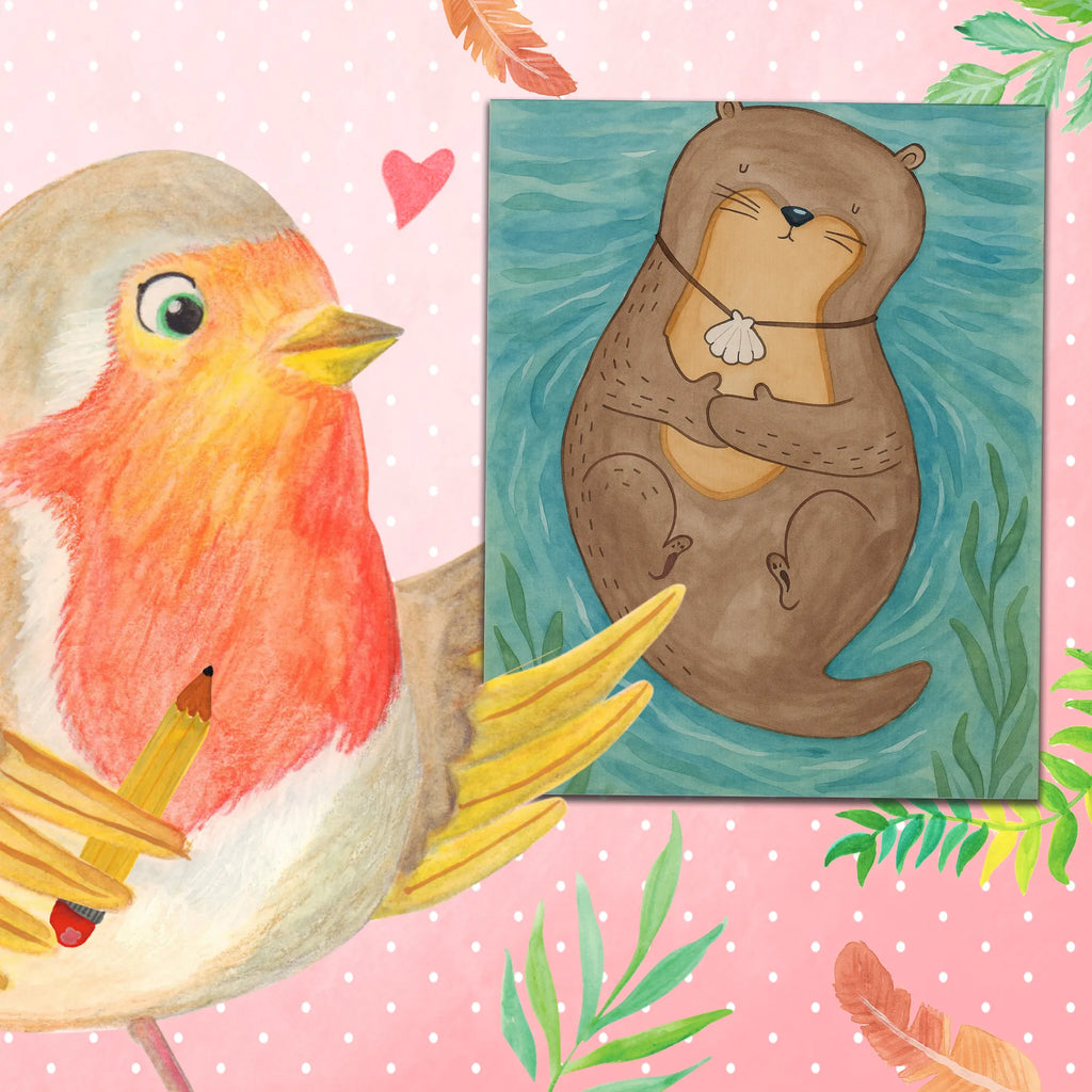 Malen nach Zahlen Otter Muschel Design Malen nach Zahlen, Ausmalbild, Kunstwerk, Otter, Fischotter, Seeotter, Otterliebe, Motivation, grübeln, Tagträumen, Büro, träumen