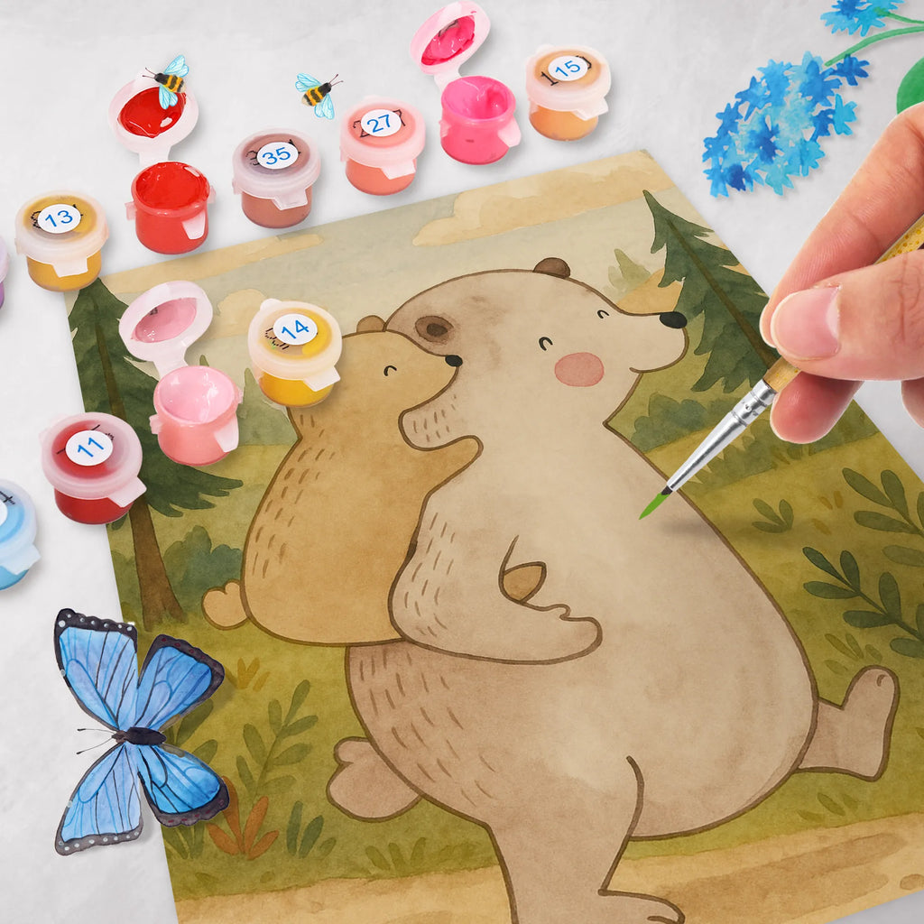 Malen nach Zahlen Papa Bär Design Baseln, Kunstwerk, Malen nach Zahlen, DIY, Malen, Kreativität, Künstler, Bastelidee, Ausmalbild, Familie, Vatertag, Muttertag, Bruder, Schwester, Mama, Papa, Oma, Opa, Papi, Geschenk, Vater, Onkel, Geburtstag, Vati