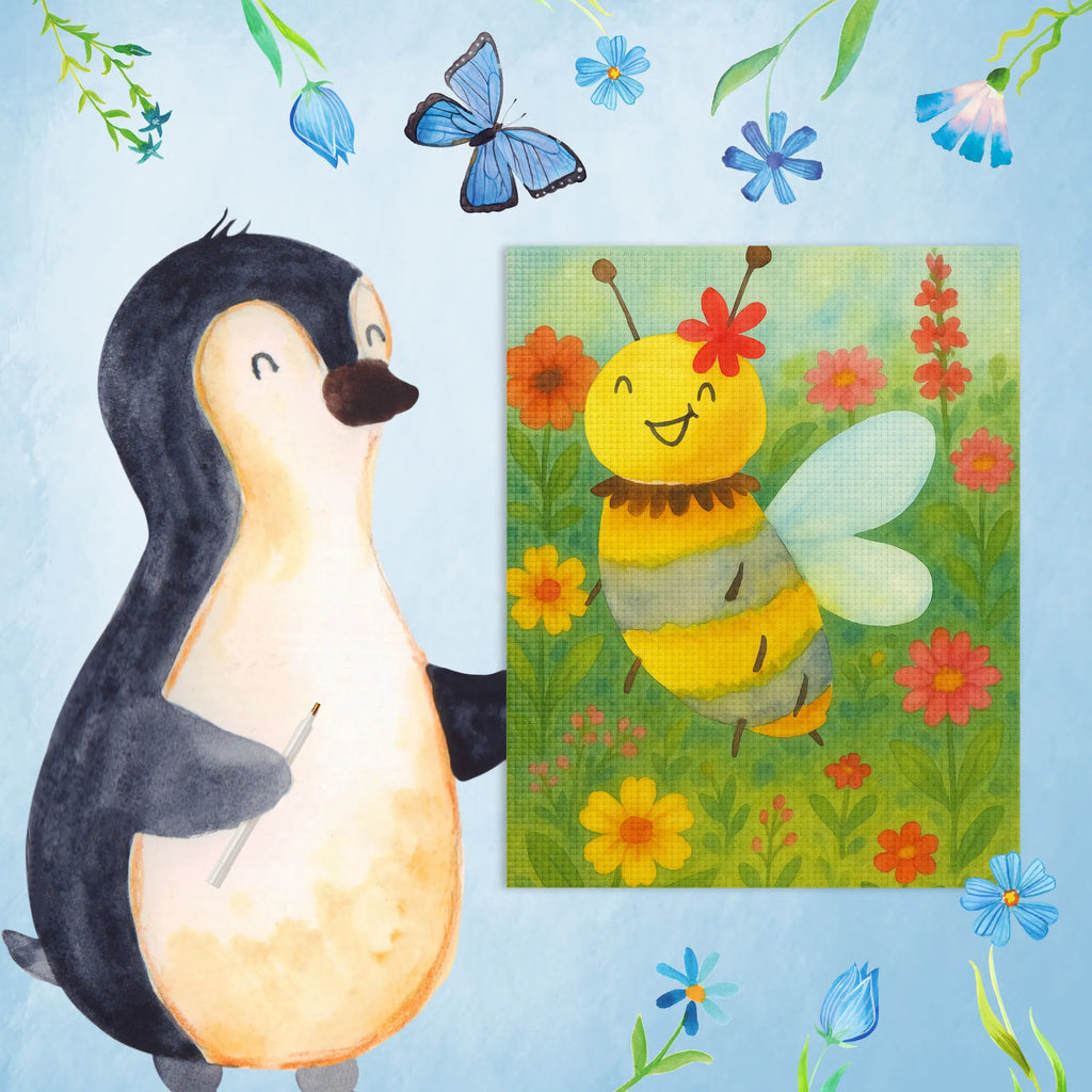 Diamond Painting bee flower Design Bee, wasp, bumblebee