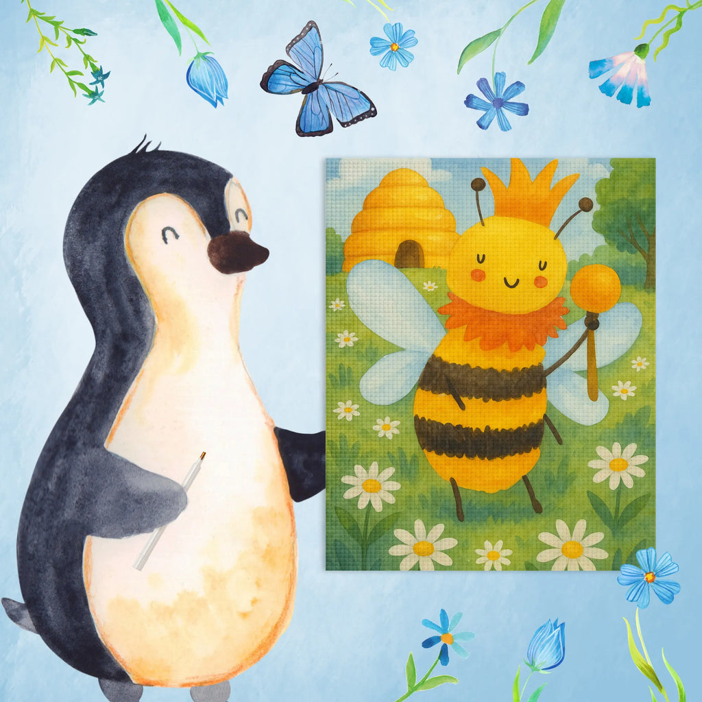 Diamond Painting Biene König Design Diamond Painting, DIY, Kreativität, Kristallbild, Biene, Wespe, Hummel