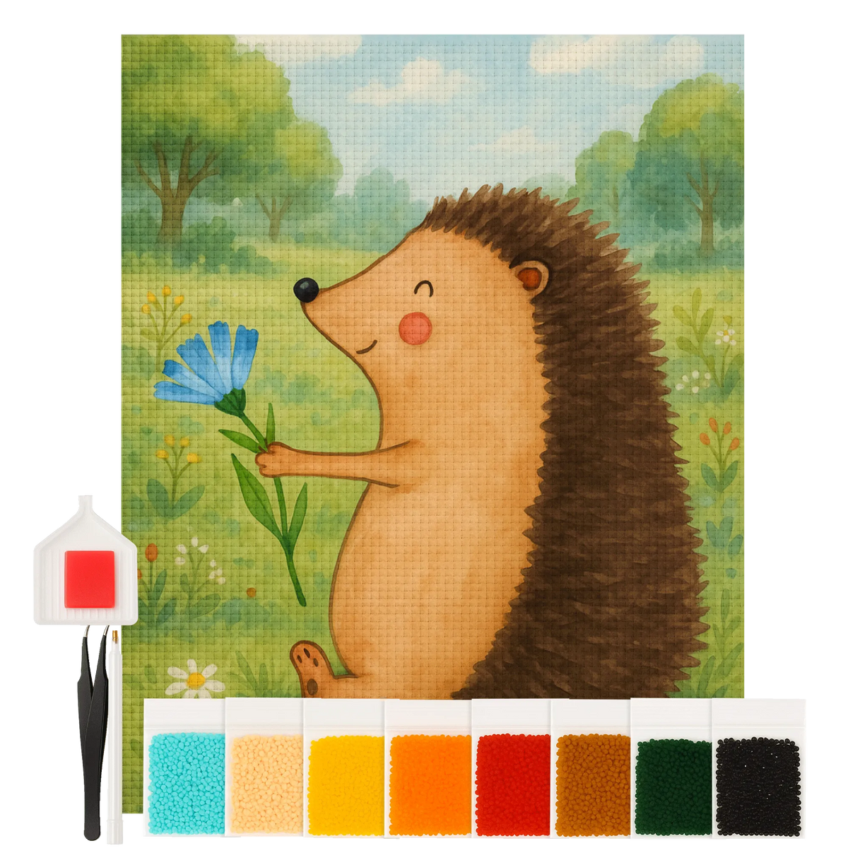 Diamond Painting Igel Blumen Design malen mit diamanten, diamant malerei, steinchenbilder, diamond art, diamant painting, strass malerei, Kristallbild, diamond painting komplettset, diamant painting kit, diy diamond painting, diamant steine bilder, diamant painting set, diamant bastelset, diamond painting set, diamant gemälde, diamant bilder, diamant stickerei, 5d diamond painting, diamant malerei set, Diamant Basteln, Diamond Painting, diamant painting bilder, diamond painting kit, diamant kunst, mosaik bilder, Bild mit Diamanten, funkelbilder, diamantbild, diamant mosaik, 5d diamant painting, diamant stickerei set, Diamant Malen, strassbilder, diamant malset, Diamant Malen nach Zahlen, mosaik set, glitzerbild, mosaik malerei, diamond painting bilder, Tiere, Tiermotive, Gute Laune, Lustige Sprüche, Krankheit, Genesungswünsche, Gute Besserung, Igel, krank, Besuch, Krankenhaus