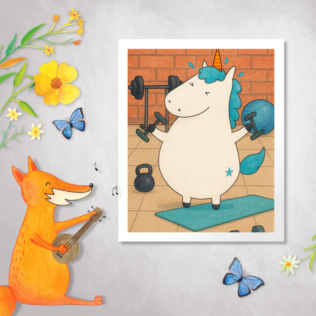 Diamond Painting unicorn fitness Design Kristallbild, Diamond Painting, Kreativität, DIY, Einhorn, Einhörner, Einhorn Deko, Unicorn, Geräte, Fitness, Pumpen, Gym, Fitnessstudio, Diät, Abnehmen, Sixpack, Sport