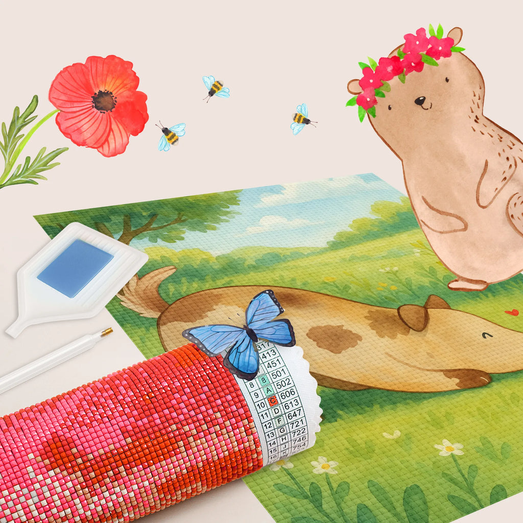 Diamond Painting Hund Marienkäfer Design Kristallbild, Kreativität, DIY, Diamond Painting, Hund, Hundemotiv, Haustier, Hunderasse, Tierliebhaber, Hundebesitzer, Sprüche, Hundespruch, Mischling, Mischlinghund, Marienkäfer, Hunde