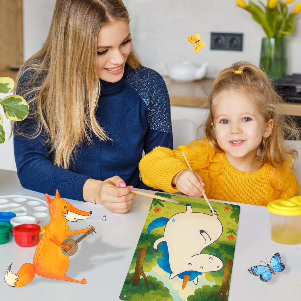 Metalowy szyld do malowania po numerach jednorożec Mężczyzna Design Jednorożec, jednorożce, dekoracje jednorożca, jednorożec