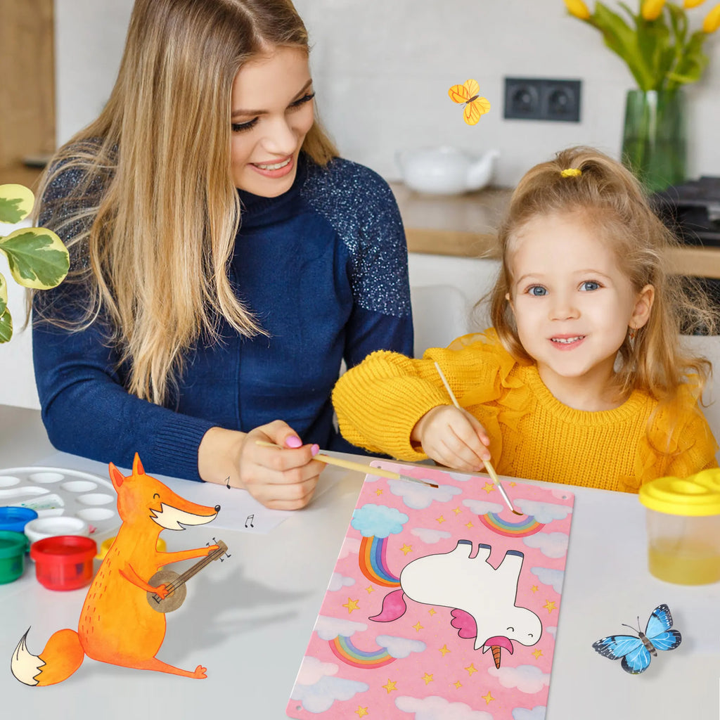 Metalowy szyld do malowania po numerach Jednorożec puszczać bąki Design Jednorożec, jednorożce, dekoracje jednorożca, jednorożec