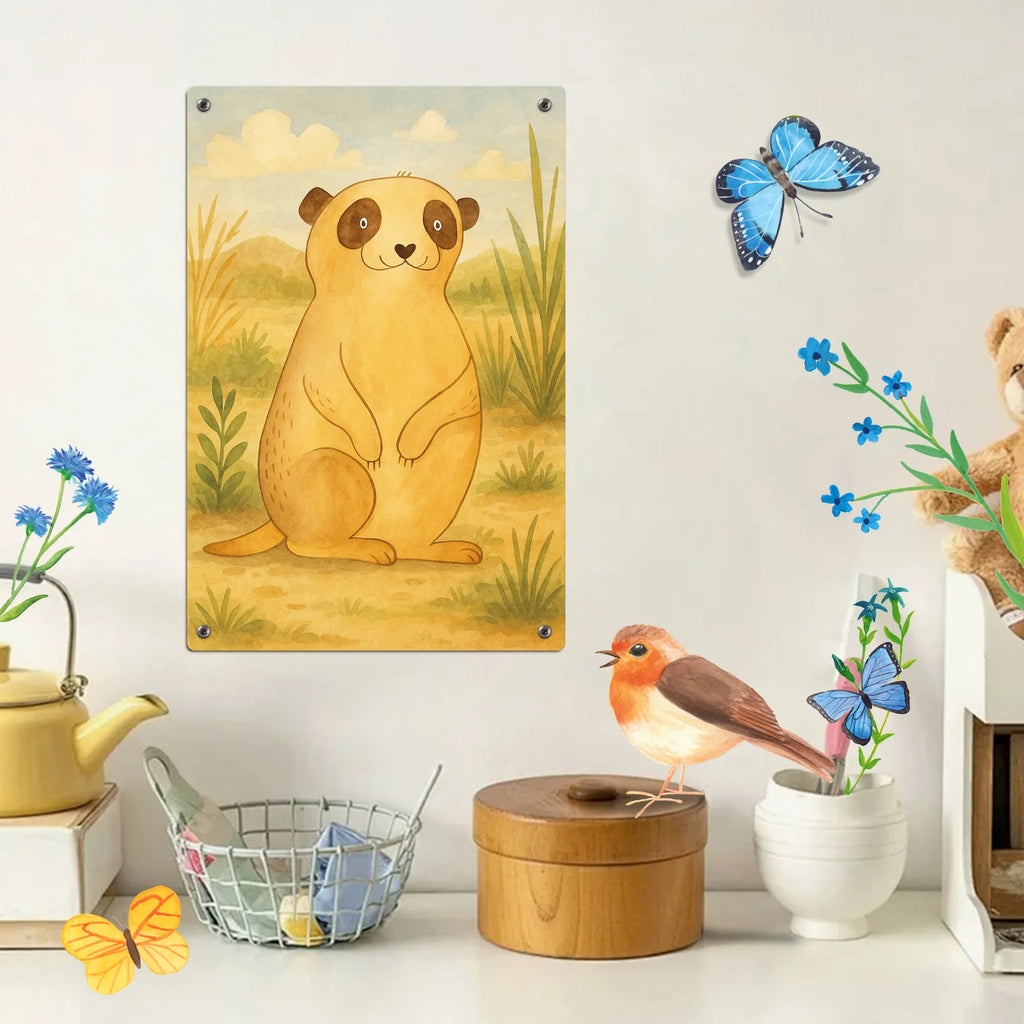 Malen nach Zahlen Metallschild Erdmännchen Design Malen nach Zahlen, Baseln, Kreativität, Kunstwerk, Malen, Ausmalbild, Künstler, DIY, Bastelidee, Afrika, Wildtiere, Roadtrip, Erdmännchen, Afrikareise, Reisen, Spruch, Weltreise, Traveling