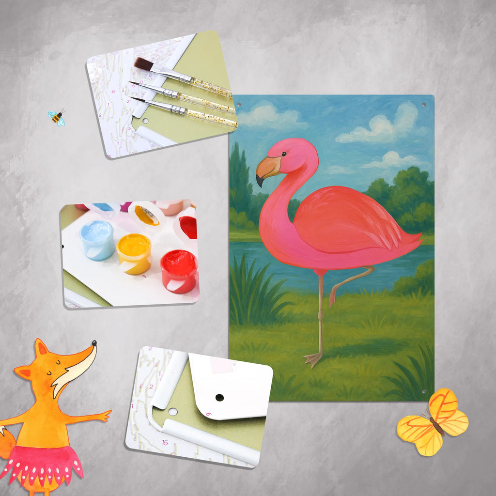 Paint by Numbers Metal Sign flamingo Classic Design Flamingo, pink, pink bird, bird of paradise, red, flamingo decoration, gift pink, gifts, gift idea, children, adults, girls, flamingo fans, summer, vacation, sea, unusual gifts in pink, pink gifts, girls gifts, small gifts, Caribbean feeling, funny sayings, Siblings, Girlfriends, Pride, Me, for me, Outsider, Unique, Son, Girlfriend, Self-love, Daughter, Saying