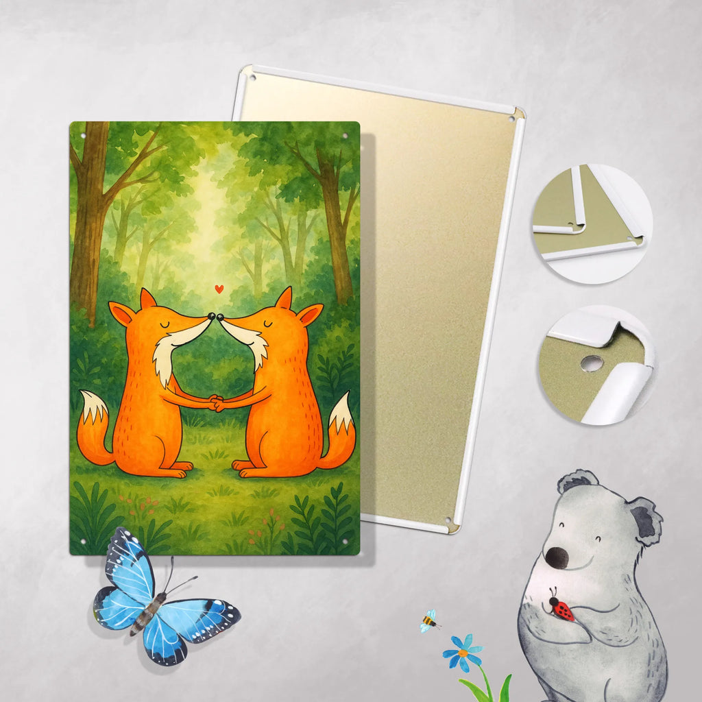 Malen nach Zahlen Metallschild Füchse Liebe Design Ausmalbild, Kreativität, Malen nach Zahlen, Künstler, DIY, Kunstwerk, Baseln, Bastelidee, Malen, Fuchs, Partner, Liebespaar, Paar, Freund, Füchse, Liebe, Ehe, Ehemann, Verlobte, Fox, Ehefrau, Liebesbeweis, Freundin