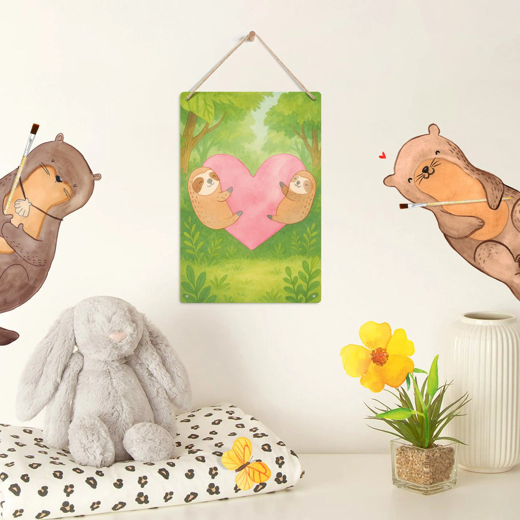 Metalowy szyld do malowania po numerach leniwce Serce Design Miłość, partner, przyjaciel, przyjaciółka, mąż, żona, wesele, zaręczyny, prośba o rękę, prezent miłosny, rocznica, dzień ślubu