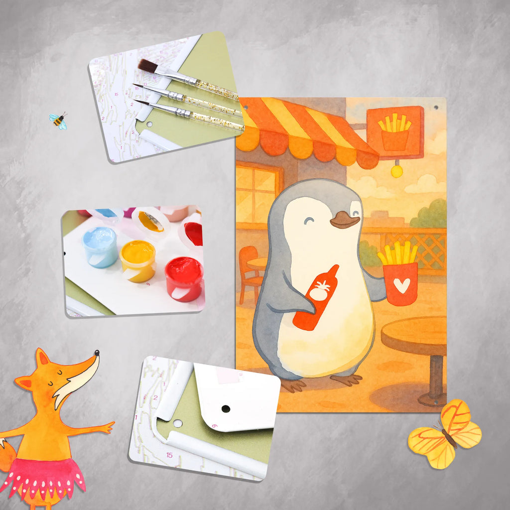 Malen nach Zahlen Metallschild Pinguin Pommes Design Malen nach Zahlen, Ausmalbild, Kunstwerk, Kreativität, Baseln, DIY, Bastelidee, Malen, Künstler, Liebe, Partner, Freund, Freundin, Ehemann, Ehefrau, Heiraten, Verlobung, Heiratsantrag, Liebesgeschenk, Jahrestag, Hocheitstag, Valentinstag, für Männer, Geschenk für Frauen, Hochzeitstag, Liebesbeweis, Geschenk für Partner, für Ehemann, Geschenk für Freundin, Mitbringsel