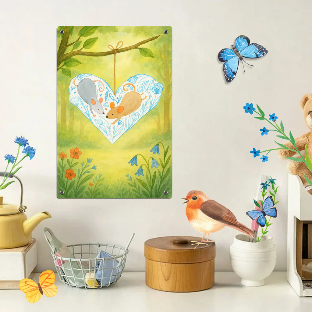 Malen nach Zahlen Metallschild Mäuse Herz Design Bastelidee, Kunstwerk, Ausmalbild, Malen, Kreativität, Künstler, Malen nach Zahlen, Baseln, DIY, Liebe, Partner, Freund, Freundin, Ehemann, Ehefrau, Heiraten, Verlobung, Heiratsantrag, Liebesgeschenk, Jahrestag, Hocheitstag, Mäuse, Lieblingsmensch, Liebesbotschaft, Geschenk für zwei, Gemeinsamkeit, Liebesbeweis, Maus, Love, Hochzeit