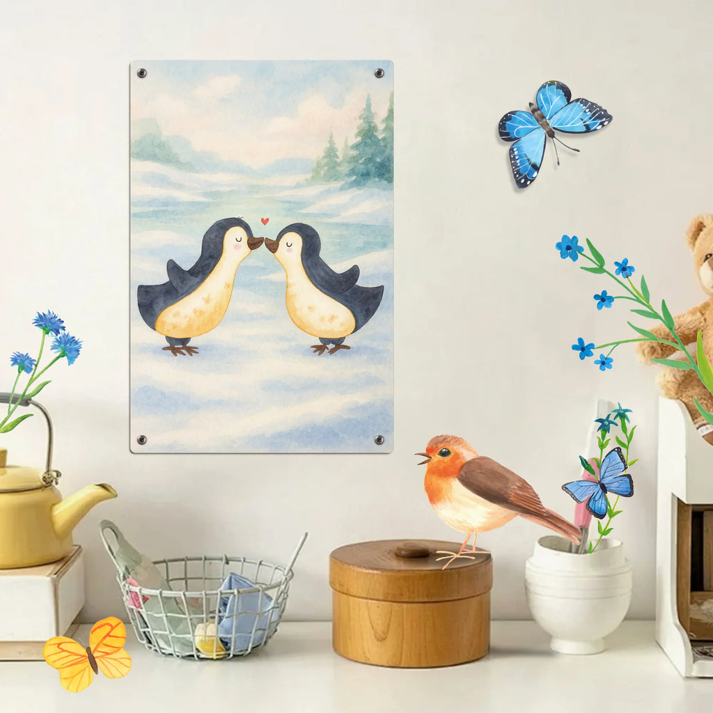 Paint by Numbers Metal Sign Penguins in love Design Love, Loving, Two, Together, Marriage, Engagement, Proposal of marriage, Love gift, gift for her, gift for him, anniversary gift, couple. love couple, anniversary, Penguin, guest gift, proof of love, gift friend, penguins, pair, love saying, gift anniversary, wedding, pair of penguins, fiancée, wedding anniversary, love, gift idea, engagement, gift girlfriend, fiancé, penguin love