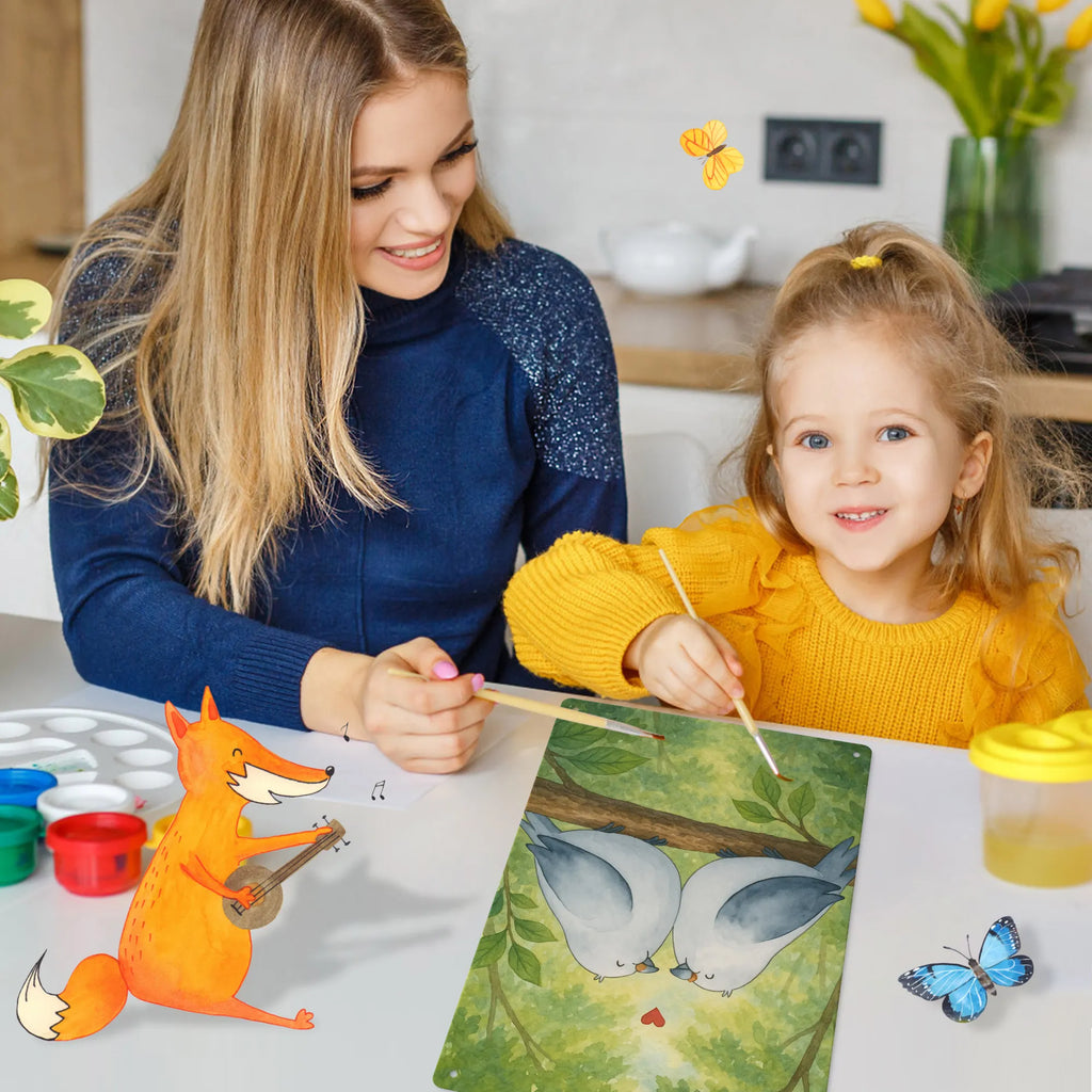 Metalowy szyld do malowania po numerach Gołębia miłość Design Miłość, partner, przyjaciel, przyjaciółka, mąż, żona, wesele, zaręczyny, prośba o rękę, prezent miłosny, rocznica, dzień ślubu