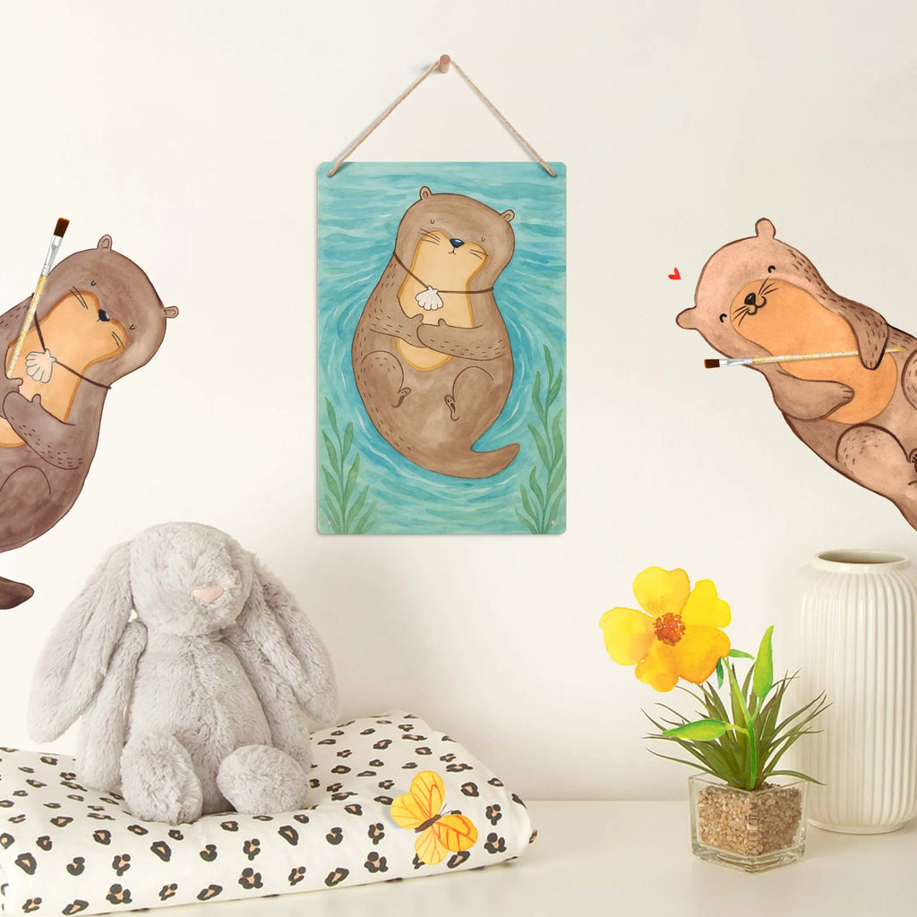 Paint by Numbers Metal Sign otter shell Design otter, marten, sea otter, European otter, water mammal, aquatic animal, baby otter, predator, water, otter gifts, animal lover, gift ideas for animal lovers, animal, mammal, water animal, gifts for people in love, brooding, motivation, office, dreaming, otter love, daydreaming