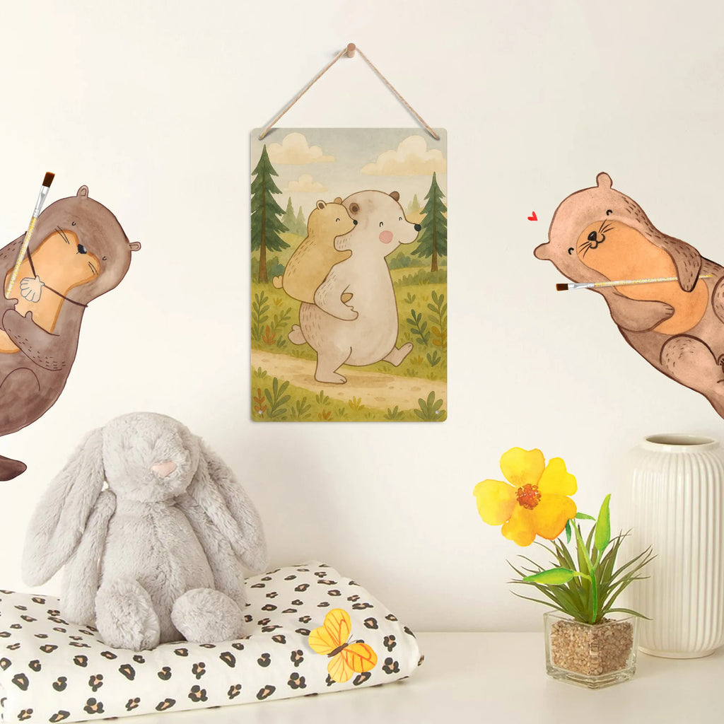 Paint by Numbers Metal Sign Papa Bear Design Family, Father's Day, Mother's Day, brother, sister, Mom, Dad, present, birthday, uncle, daddy, father's day, dad