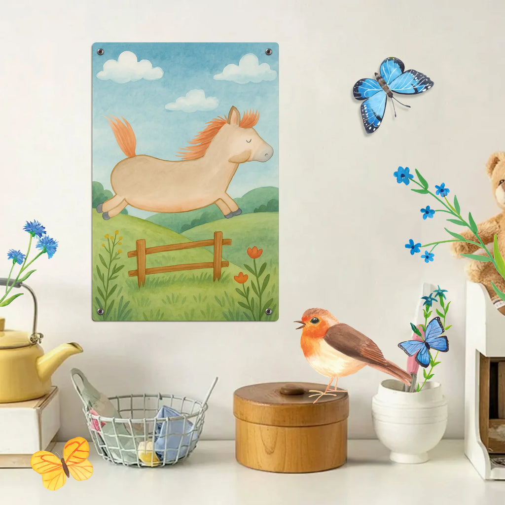 Malen nach Zahlen Metallschild Pferd Springen Design DIY, Künstler, Kreativität, Kunstwerk, Bastelidee, Malen, Malen nach Zahlen, Ausmalbild, Baseln, Bauernhof, Hoftiere, Landwirt, Landwirtin, Pferdestall, Pferde, Pony, Pferdebesitzer, Stall, Pferd, ausreiten, reiten