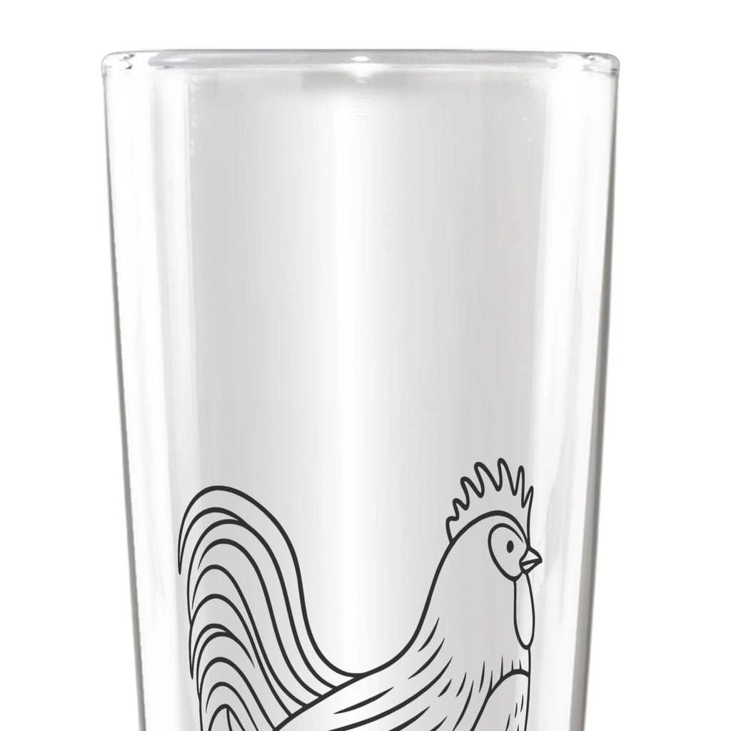 Personalized Beer Glass Faucet grain farm, farm animals, animals, cock, nature, hen, corn, eggs