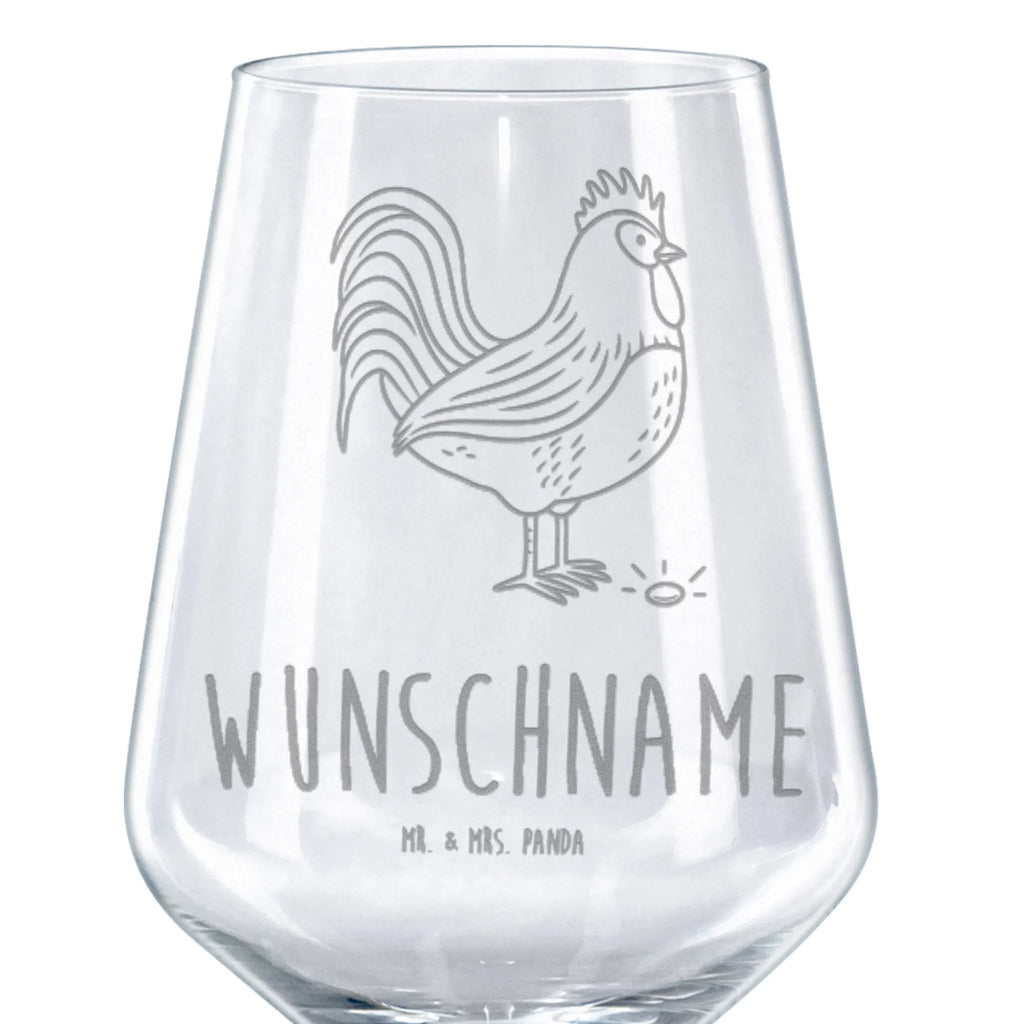 Personalized Red Wine Glass Faucet grain farm, farm animals, animals, hen, cock, corn, eggs, nature