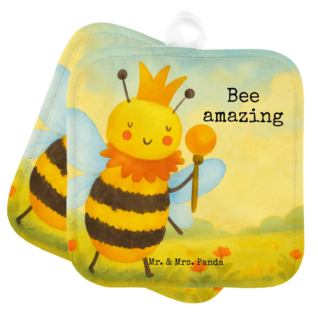 2er Set Topflappen  Biene König Design Topflappen, Topfuntersetzer, Ofenhandschuh, Topflappen Set, Topflappen lustig, Topflappen mit Spruch, Ofenhandschuhe, Topfhandschuhe, Topfhandschuh, Topflappenset, Topflappen 2er Set, Schöne Topflappen, Biene, Wespe, Hummel