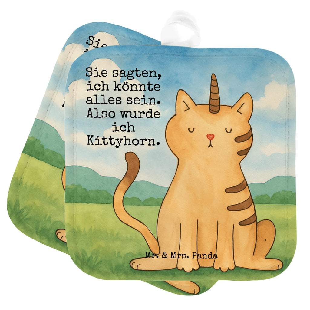 2er Set Topflappen  Einhorn Katze Design Topflappen, Topfuntersetzer, Ofenhandschuh, Topflappen Set, Topflappen lustig, Topflappen mit Spruch, Ofenhandschuhe, Topfhandschuhe, Topfhandschuh, Topflappenset, Topflappen 2er Set, Schöne Topflappen, Einhorn, Einhörner, Einhorn Deko, Unicorn, Katzer, Mieze, Regenbogen, Glitzer, Einhornpower, Erwachsenwerden, Katze, Katzenhorn, Einhornkatze, Kittyhorn